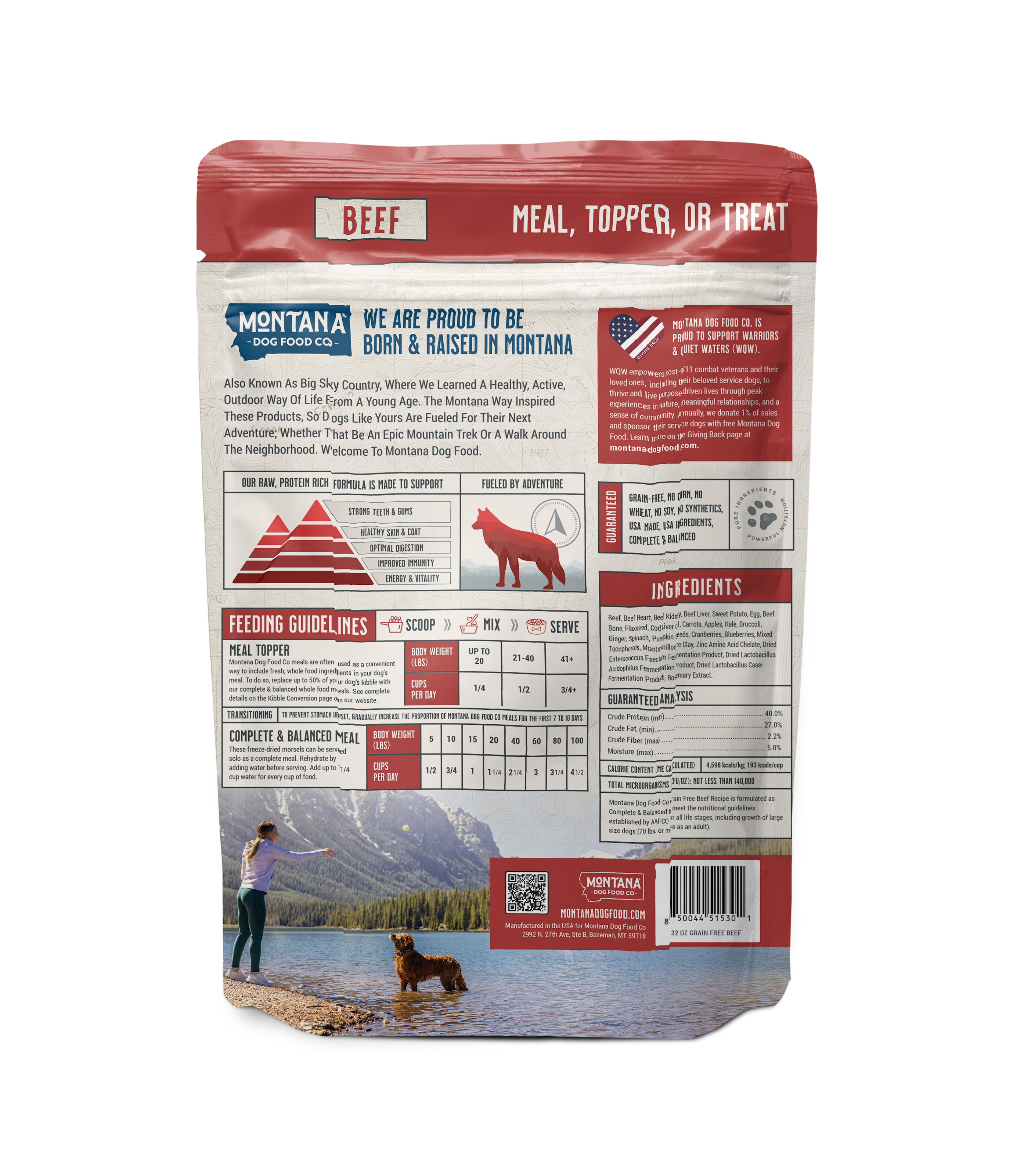 Grain-Free Beef Freeze-Dried Raw Adventure Fuel (Dog Food)