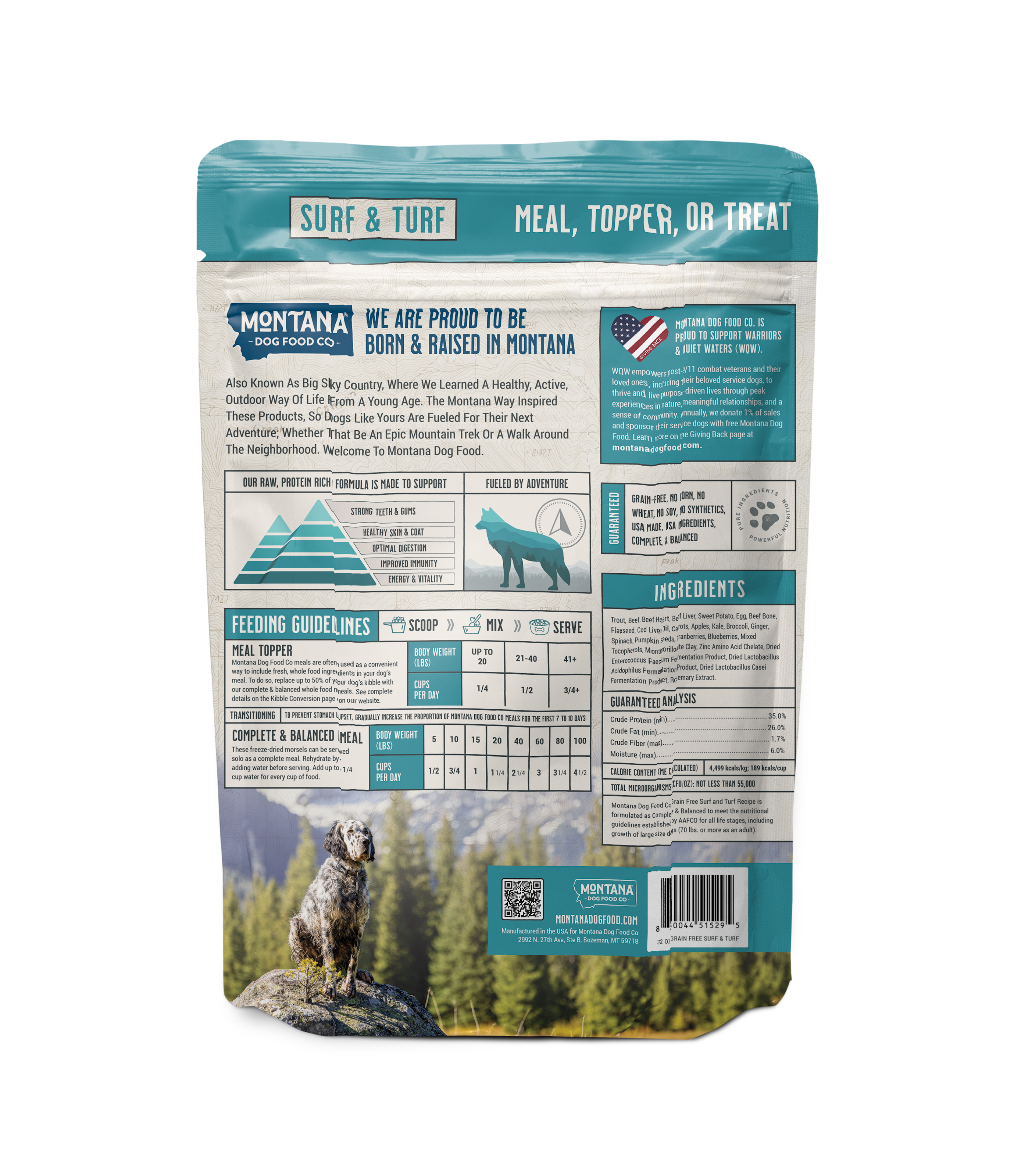 Grain-free Surf & Turf Freeze-dried Raw Adventure Fuel (Dog Food)