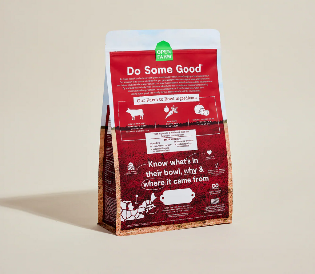 Open Farm Grain Free Grass-Fed Beef Dry Dog Food
