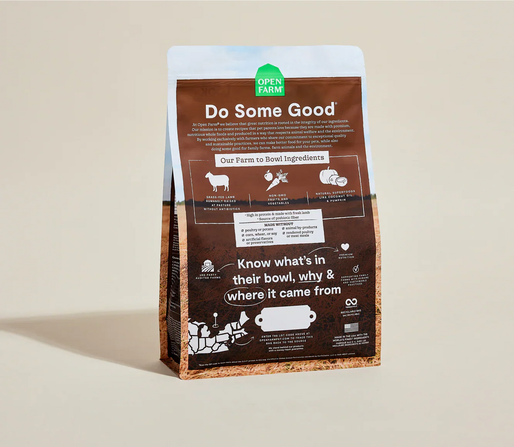 Open Farm Grain Free Pasture-Raised Lamb Dry Dog Food