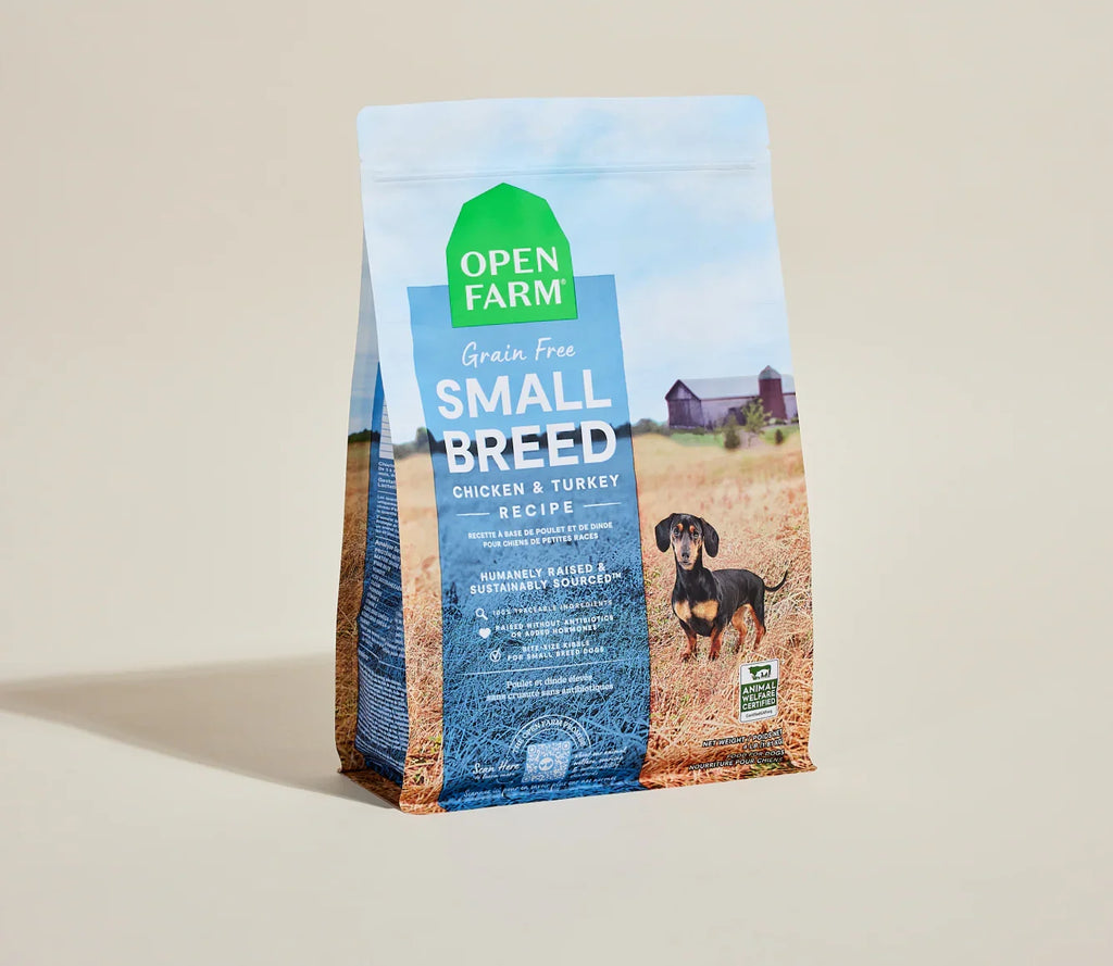 Open Farm Small Breed Grain Free Chicken & Turkey Dry Dog Food (4lb)
