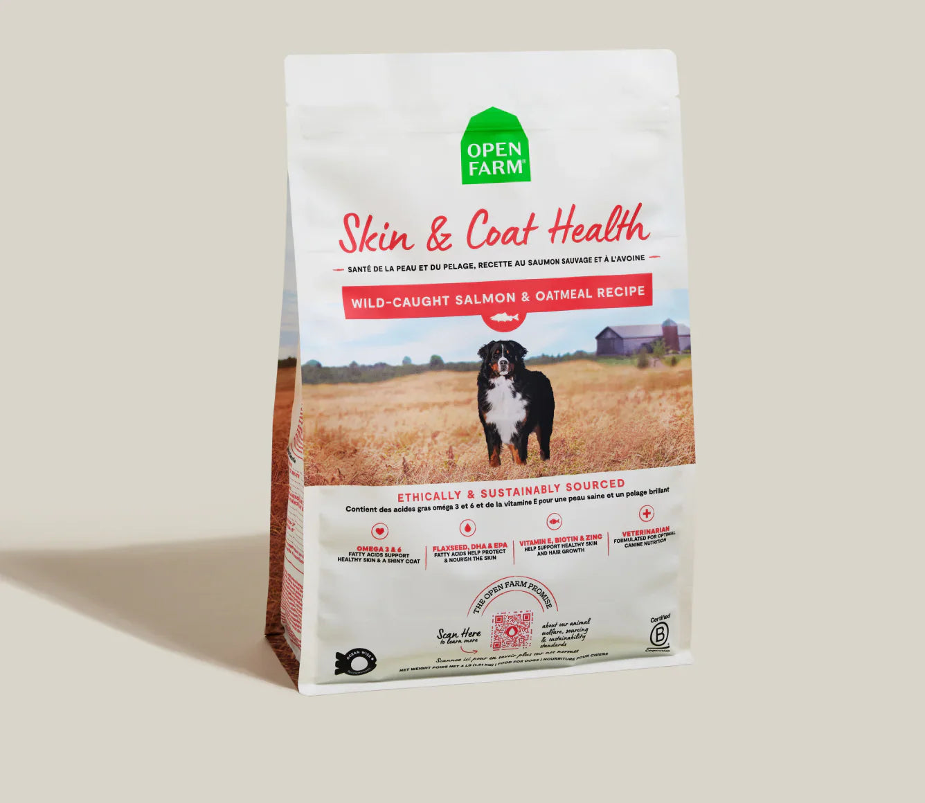 Open Farm Salmon & Oatmeal Skin & Coat Dry Dog Food