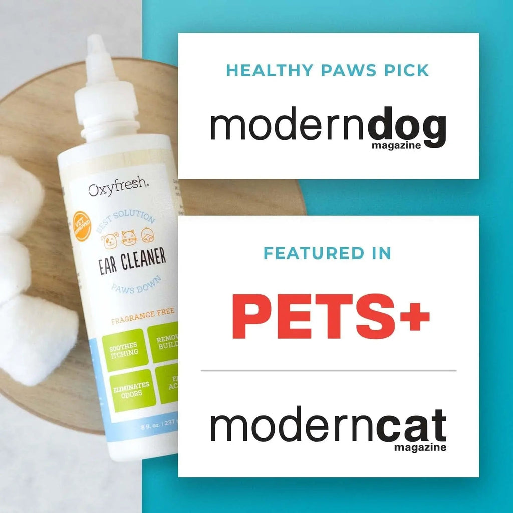 Oxyfresh Advanced Pet Ear Cleaner for Dogs & Cats Sting-Free 8 oz