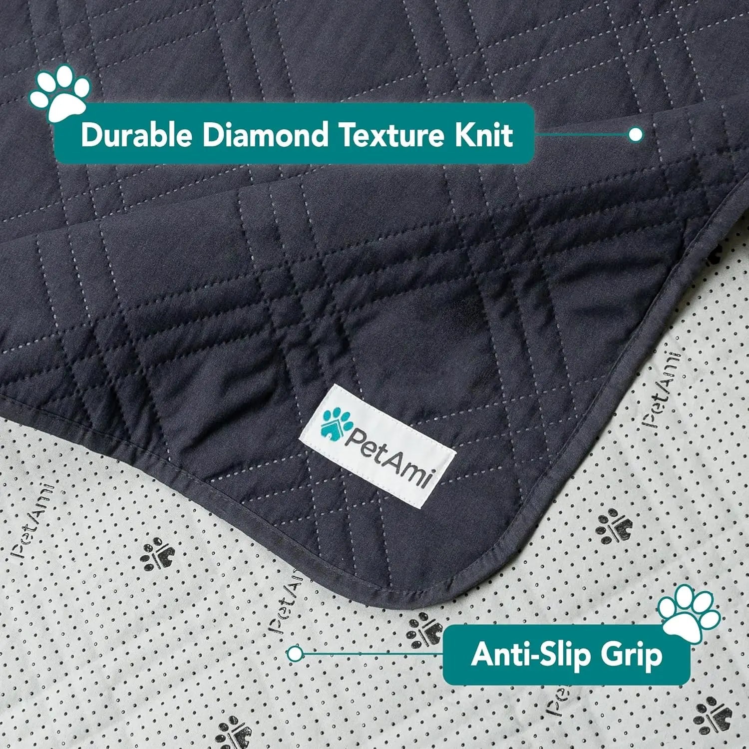 Waterproof Pet Couch Cover Reversible Furniture Protector for Dogs & Cats