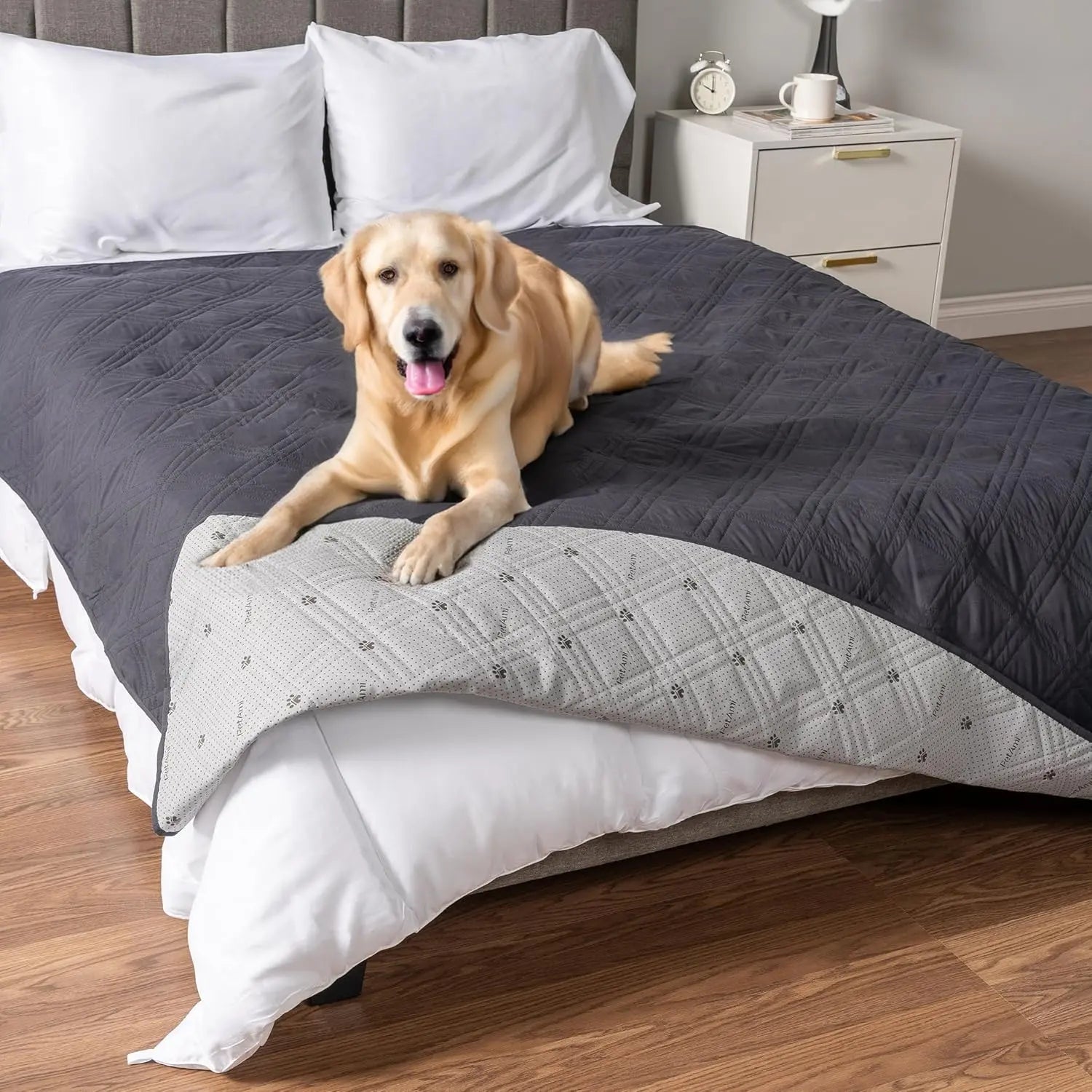 Waterproof Pet Couch Cover Reversible Furniture Protector for Dogs & Cats