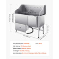 SucceBuy Stainless Steel Pet Grooming Station For All Pets