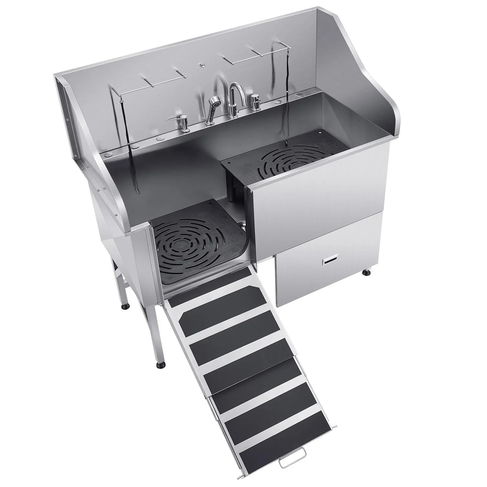 SucceBuy Stainless Steel Pet Grooming Station For All Pets
