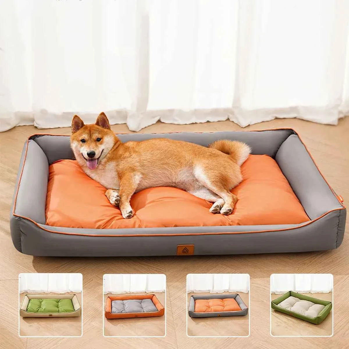 Large Waterproof Dog Bed – Cooling Pet Mat for All Season Use