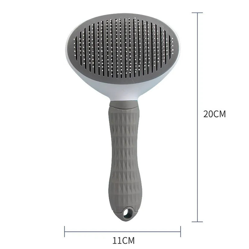 Pet Dog Hair Brush & Cat Comb | Deshedding Grooming Brush for Dogs & Cats