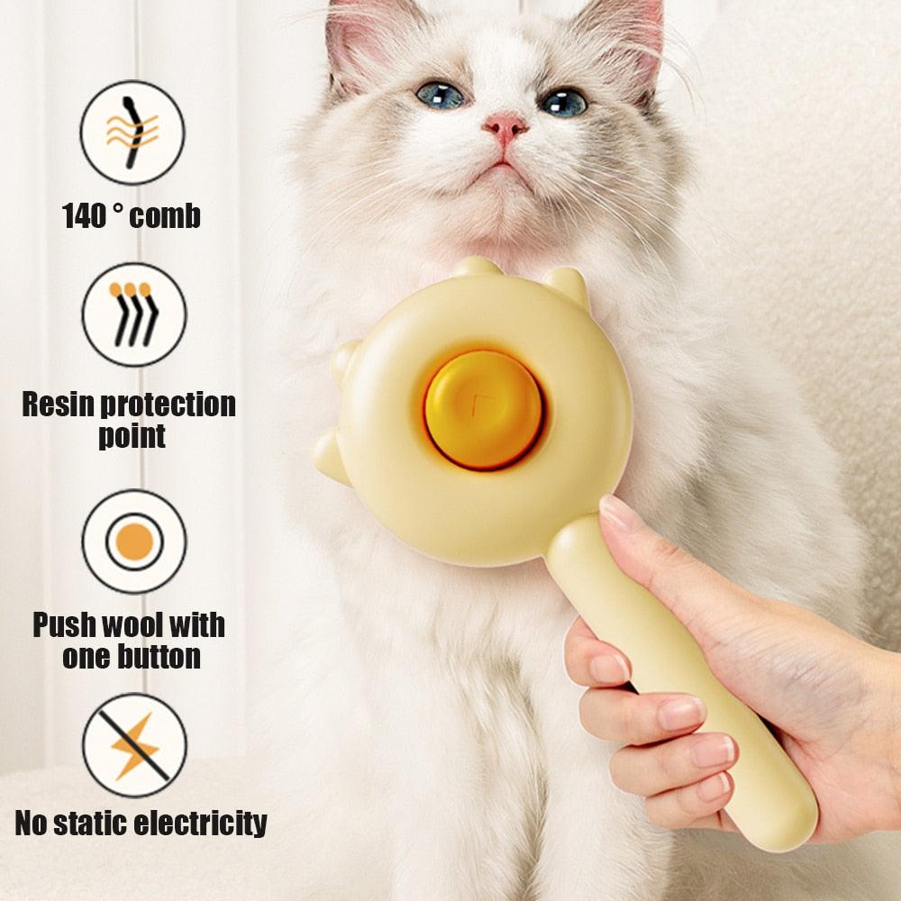 Cat Comb Massage Pet Magic Combs Hair Removal Cat and Dog Universal Needle Brush Pets Grooming Cleaning  Remove Supply Care Set  Pet Hair Cleaner Brush for Dogs Long or Short Hair Cats Pet Massage Brushes (Copy)