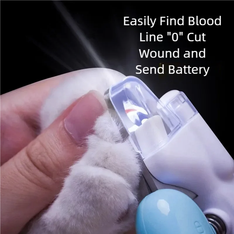 Professional Pet Nail Clippers with LED Light | Safe Dog & Cat Nail Trimmer