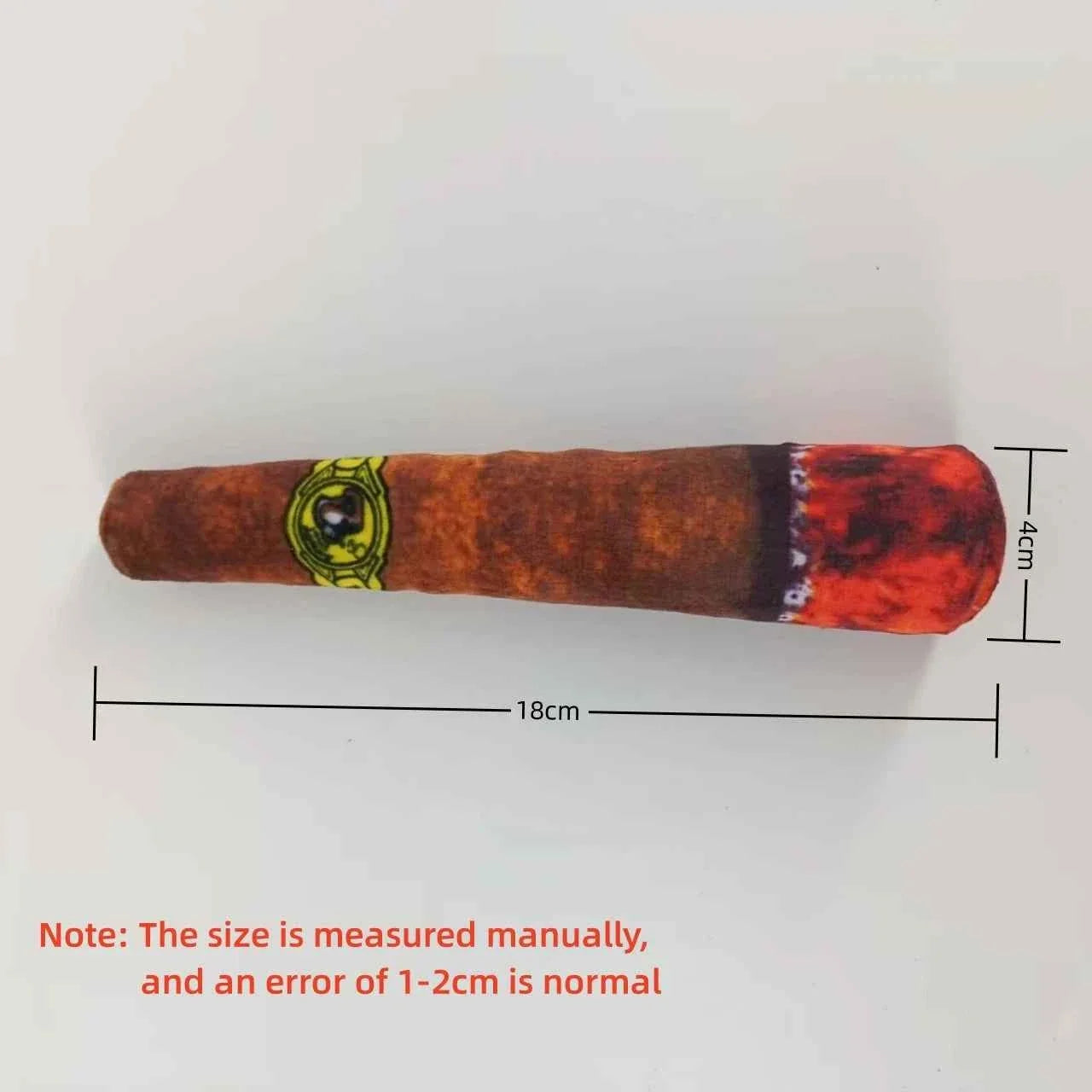 Plush Cigar Dog Toy