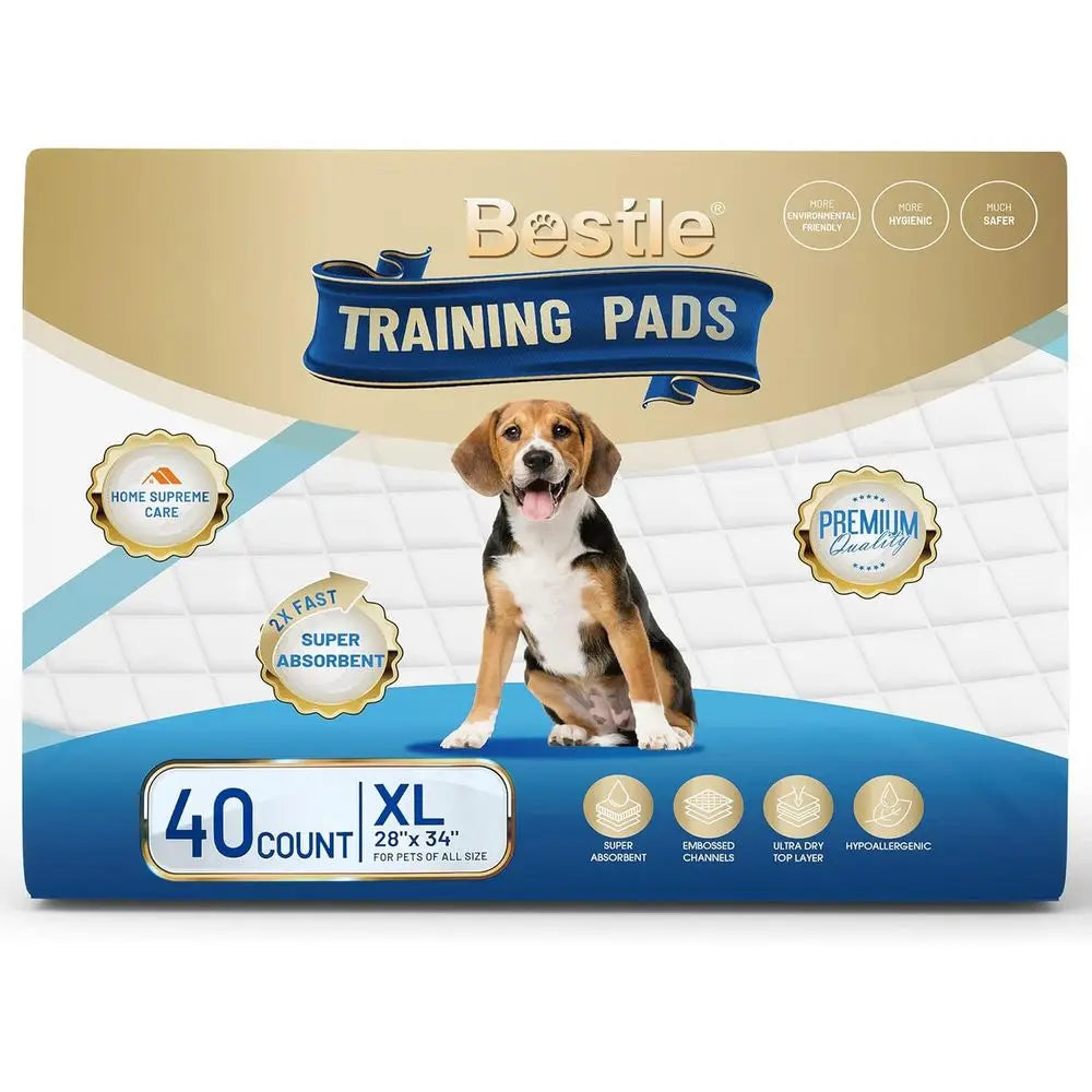 Extra Large Pet Training Pads 40 Count Absorbent Leak Proof