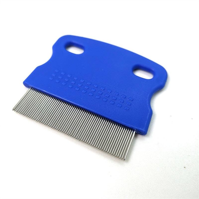 Dog Comb Remove Flea Hair Brush Hair Comb Puppy Cat Comb Dog Brush Multifunction Pet Grooming Dog Brush  Comb Pet Cat Puppy Dog Lice Comb Remover Stainless Steel Fine Teeth Pet Lice Flea Comb