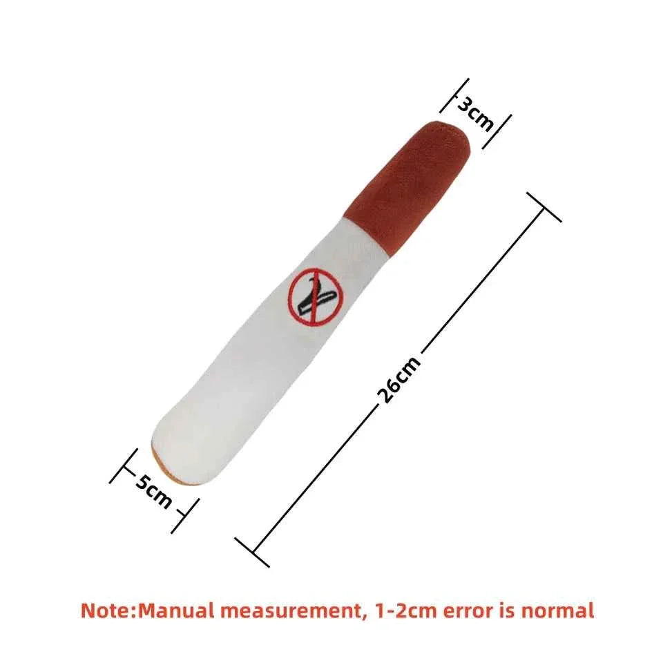 Plush Cigar Dog Toy