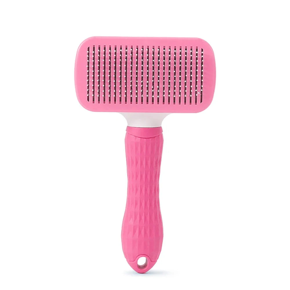 Pet Dog Hair Brush & Cat Comb | Deshedding Grooming Brush for Dogs & Cats