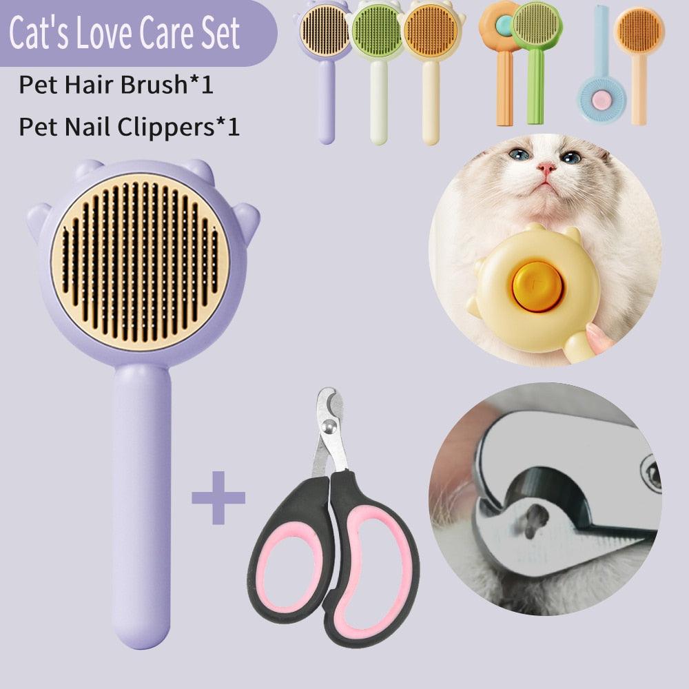 Cat Comb Massage Pet Magic Combs Hair Removal Cat and Dog Universal Needle Brush Pets Grooming Cleaning  Remove Supply Care Set  Pet Hair Cleaner Brush for Dogs Long or Short Hair Cats Pet Massage Brushes (Copy)