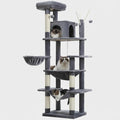 Extra Tall Cat Tree Tower – 6–7 ft Multi-Level Plush Condo with Scratching Posts