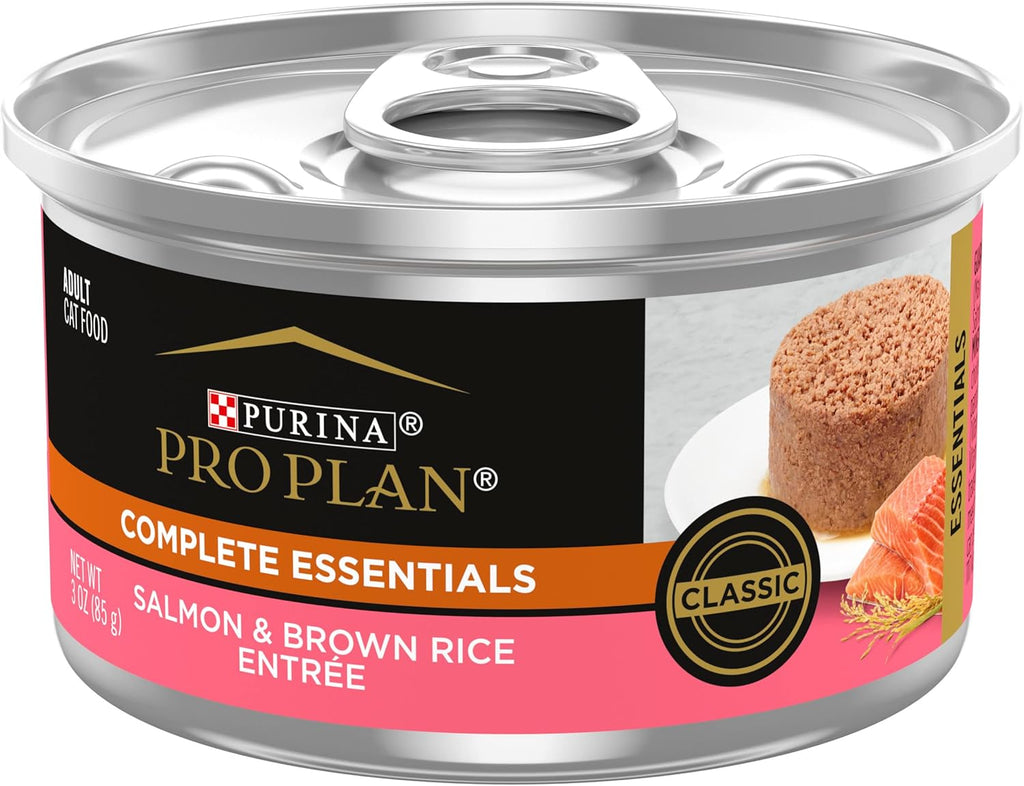Pro Plan Complete Essentials Salmon & Brown Rice Entrée Classic Wet Cat Food (3oz)