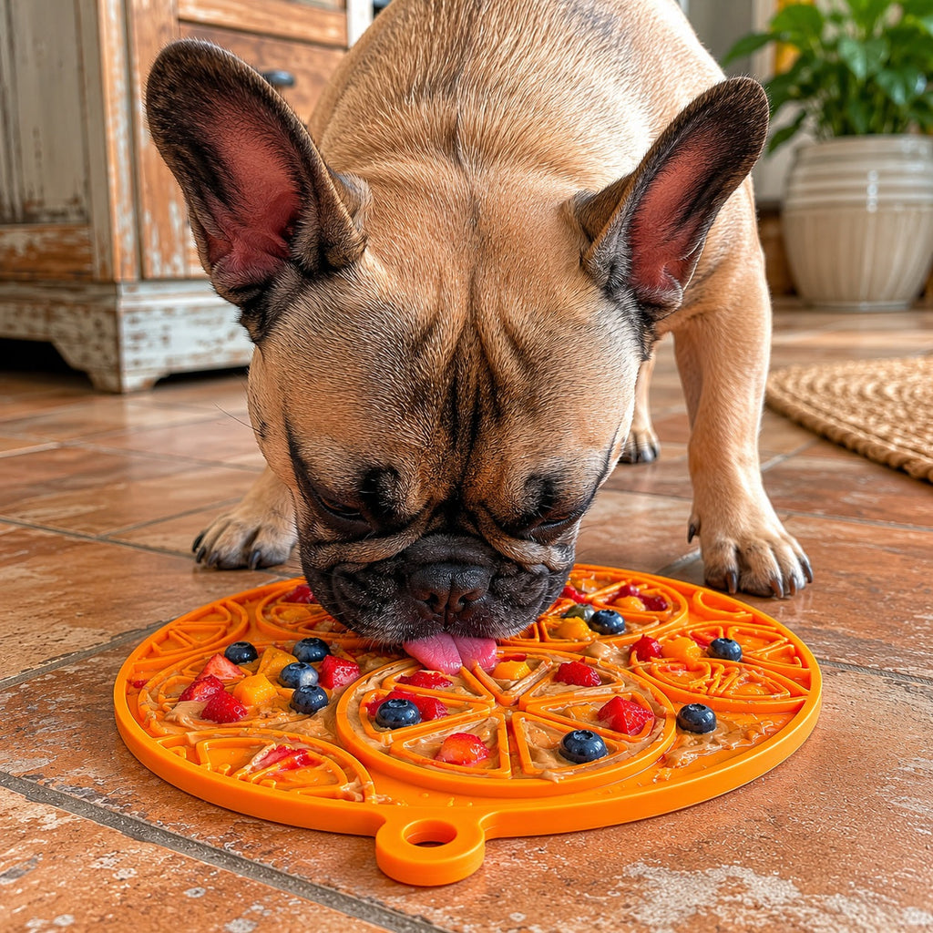 Citrus Design eMat - Enrichment Lick Mat For Dogs and Cats - with Suction Cups | USA Made