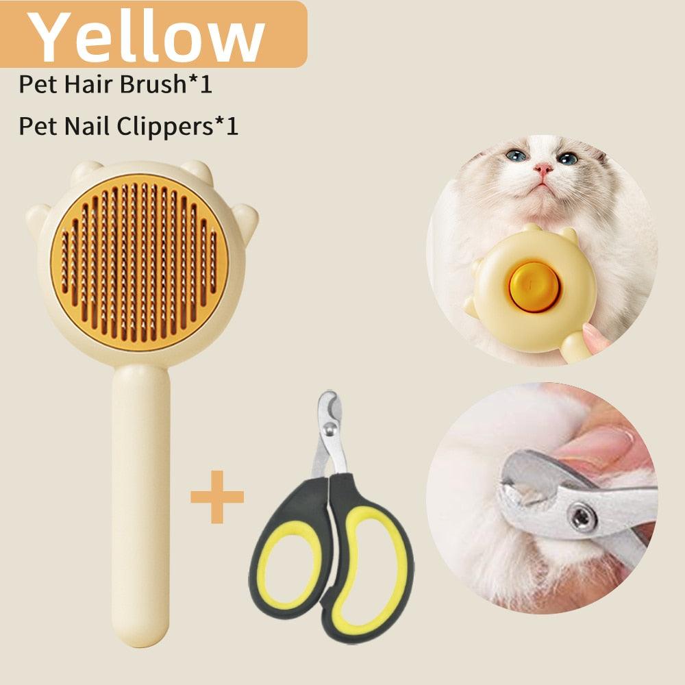 Cat Comb Massage Pet Magic Combs Hair Removal Cat and Dog Universal Needle Brush Pets Grooming Cleaning  Remove Supply Care Set  Pet Hair Cleaner Brush for Dogs Long or Short Hair Cats Pet Massage Brushes (Copy)