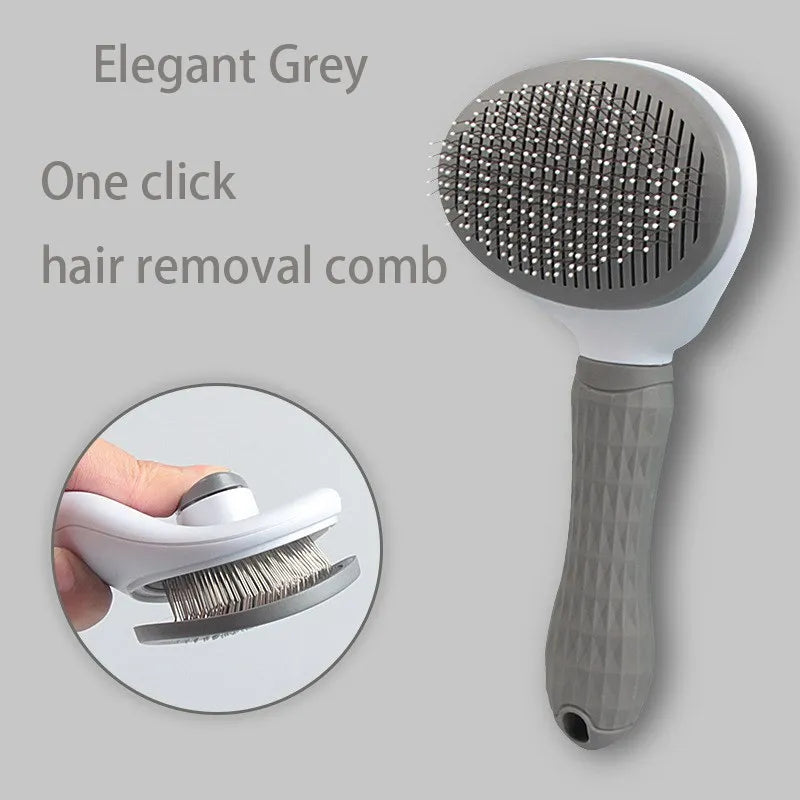 Pet Dog Hair Brush & Cat Comb | Deshedding Grooming Brush for Dogs & Cats