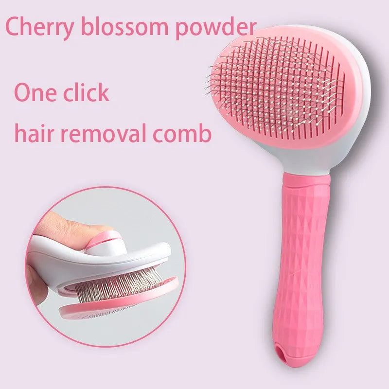 Pet Dog Hair Brush & Cat Comb | Deshedding Grooming Brush for Dogs & Cats