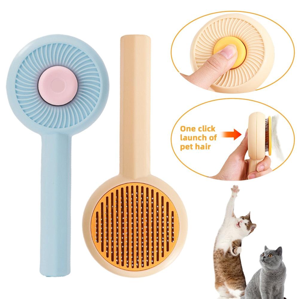 Cat Comb Massage Pet Magic Combs Hair Removal Cat and Dog Universal Needle Brush Pets Grooming Cleaning  Remove Supply Care Set  Pet Hair Cleaner Brush for Dogs Long or Short Hair Cats Pet Massage Brushes (Copy)