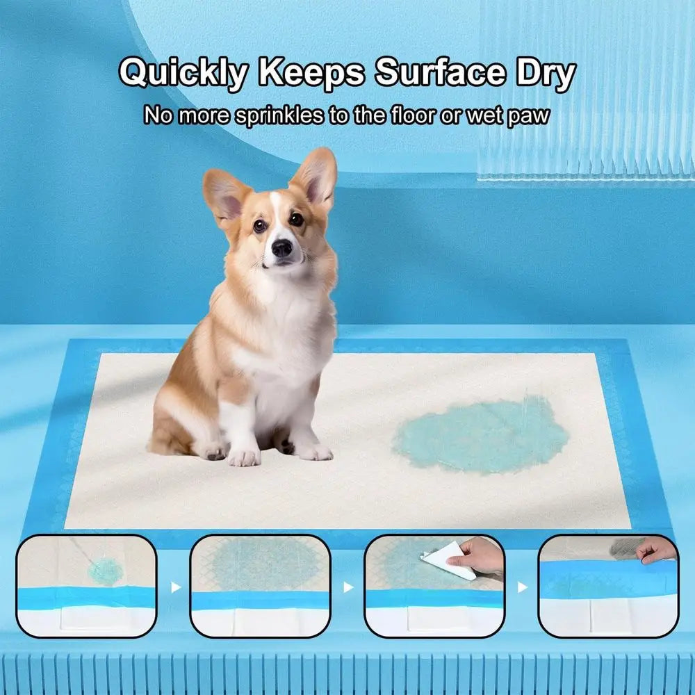 Ultra Absorbent Dog Pee Pads Leak Proof Odor Control