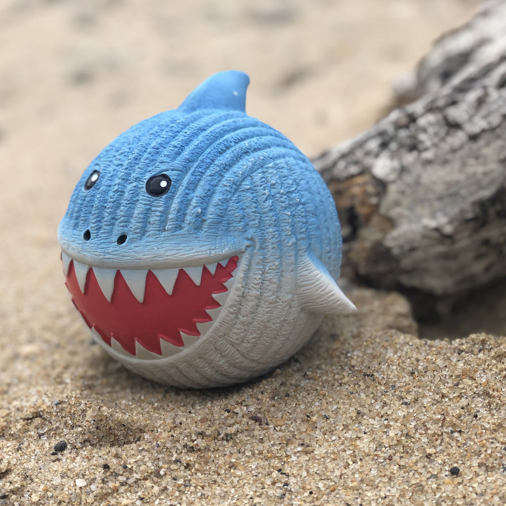 Finn the Shark Ruff-Tex® Latex Ball Dog Toy, Large