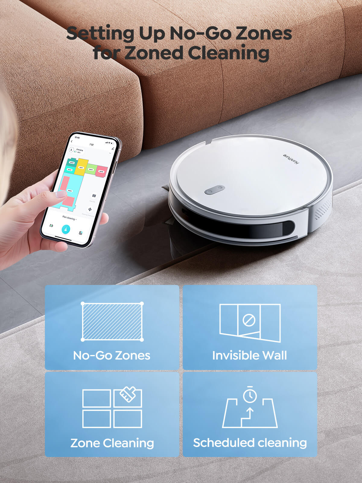 【New Arrivals】Honiture T10 Robot Vacuum
