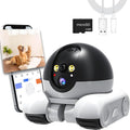 WiFi Robot 1080P Pet Camera with App for Dogs & Cats. 2-Way Talk, Night Vision & Motion Detection