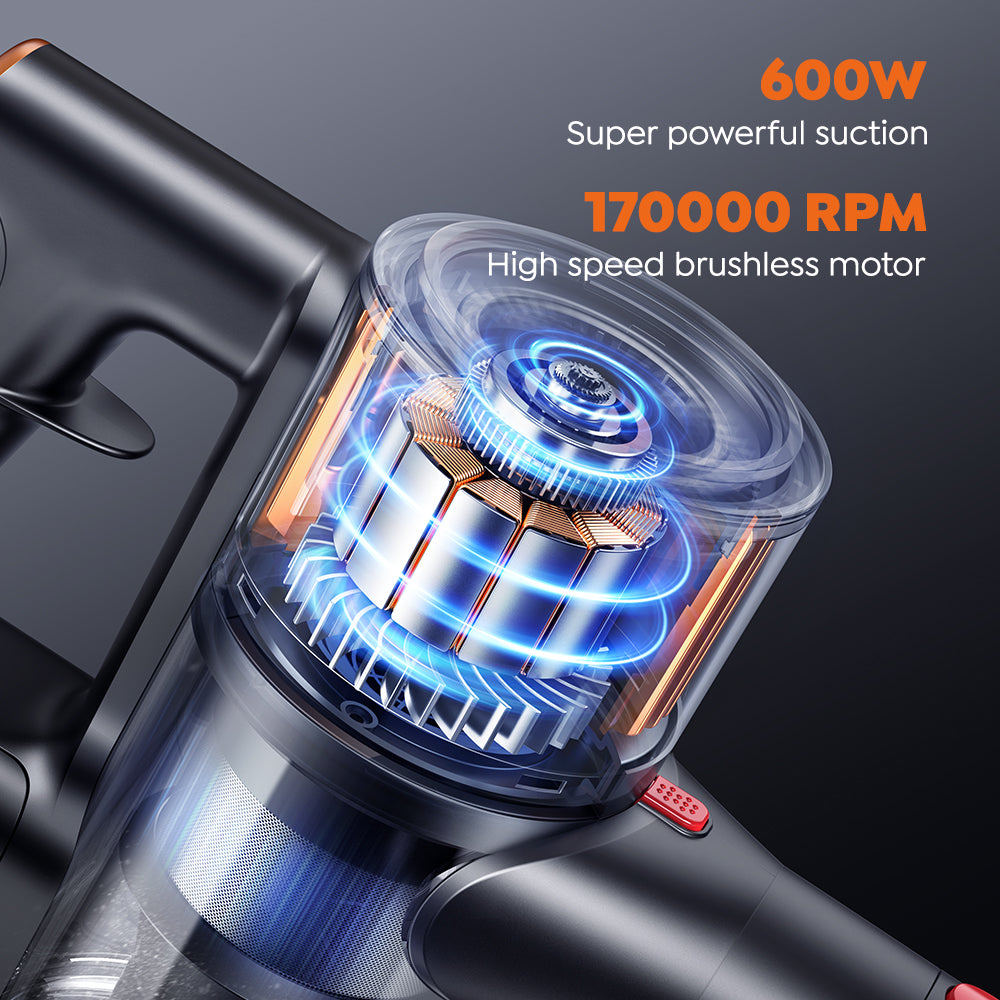 Buture X9 Cordless Vacuum | 600W 50KPA 60min Runtime
