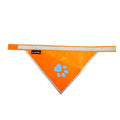Reflective Dog Bandana Hi-Vis S Size 10 in Neck Orange