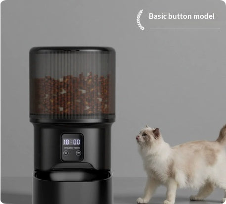 Smart Pet Feeder With Timed Feeding And Remote Voice Control