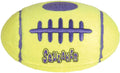 KONG AirDog Squeaker Football Dog Toy – Non-Abrasive Tennis Material Fetch Toy