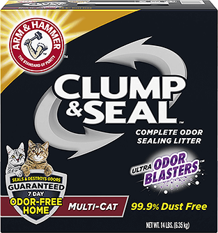 Arm & Hammer Clump & Seal, Complete Odor Sealing Clumping Litter