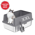 XXL 304 Stainless Steel Cat Litter Box