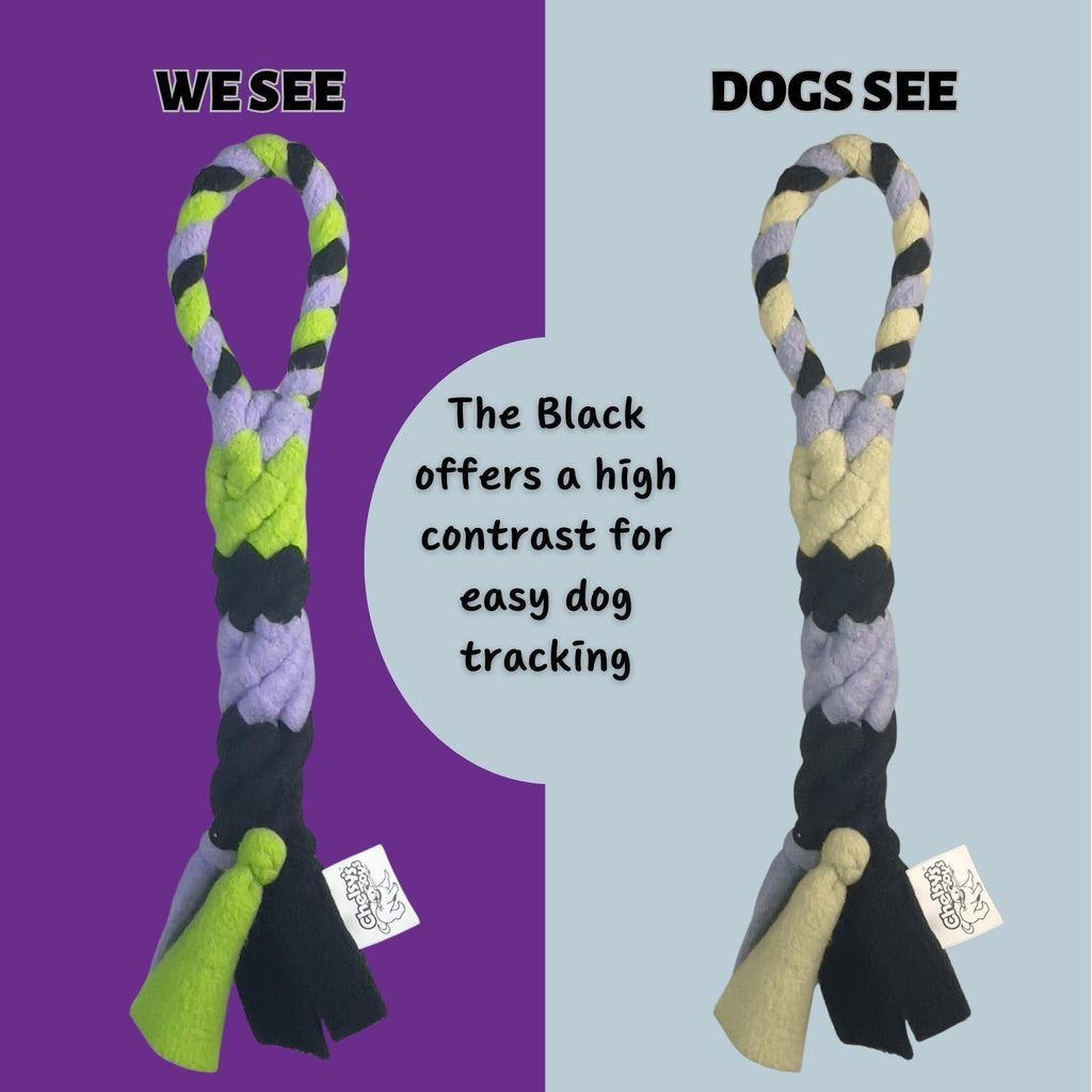 Interactive Tug & Treat-Dispenser Toy for Dogs Teething Relief Lavender