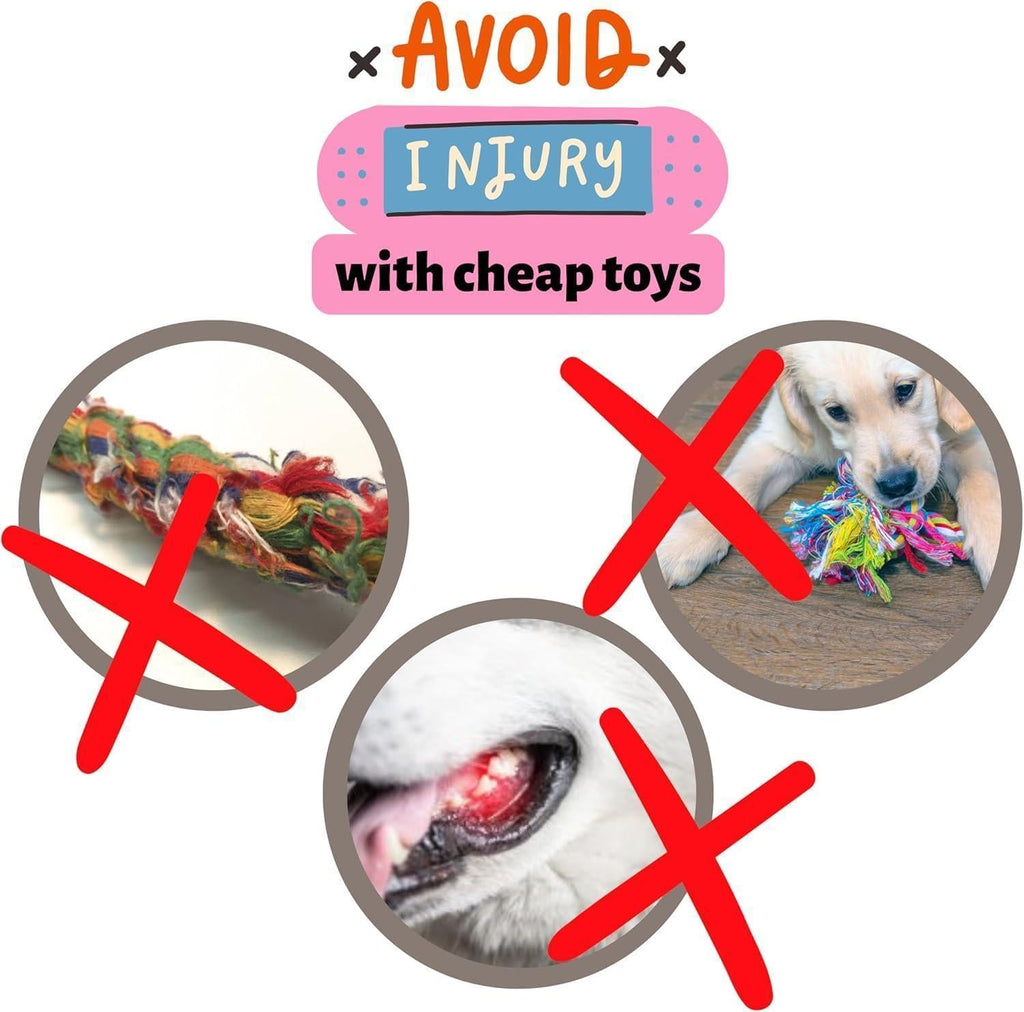 3-in-1 Enrichment Tube for Dogs Tug Treat Dispenser & Snuffle Ball Orange