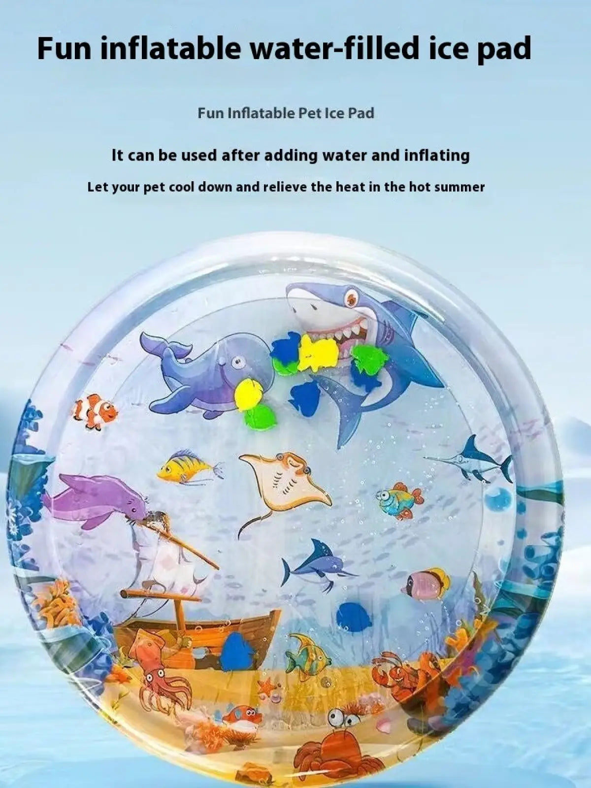 Cooling Water Sensory Play Mat for Cats and Dogs