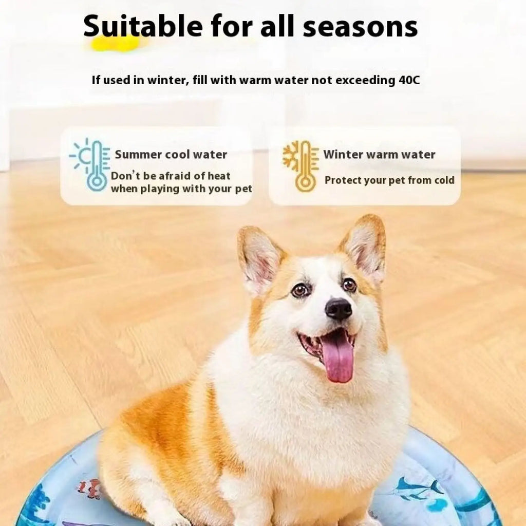 Cooling Water Sensory Play Mat for Cats and Dogs