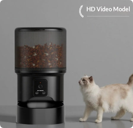 Smart Pet Feeder With Timed Feeding And Remote Voice Control