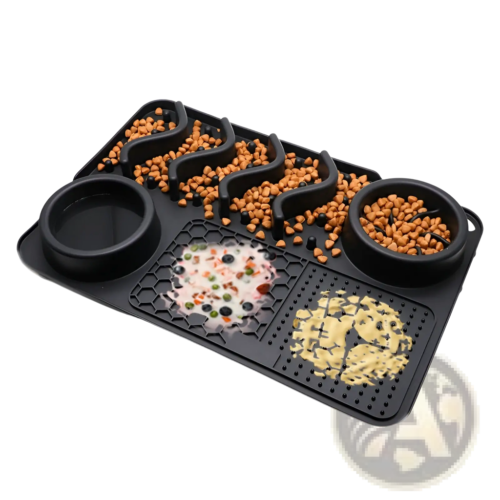 Dog Slow Feeder Silicone Licking Mat for Pets