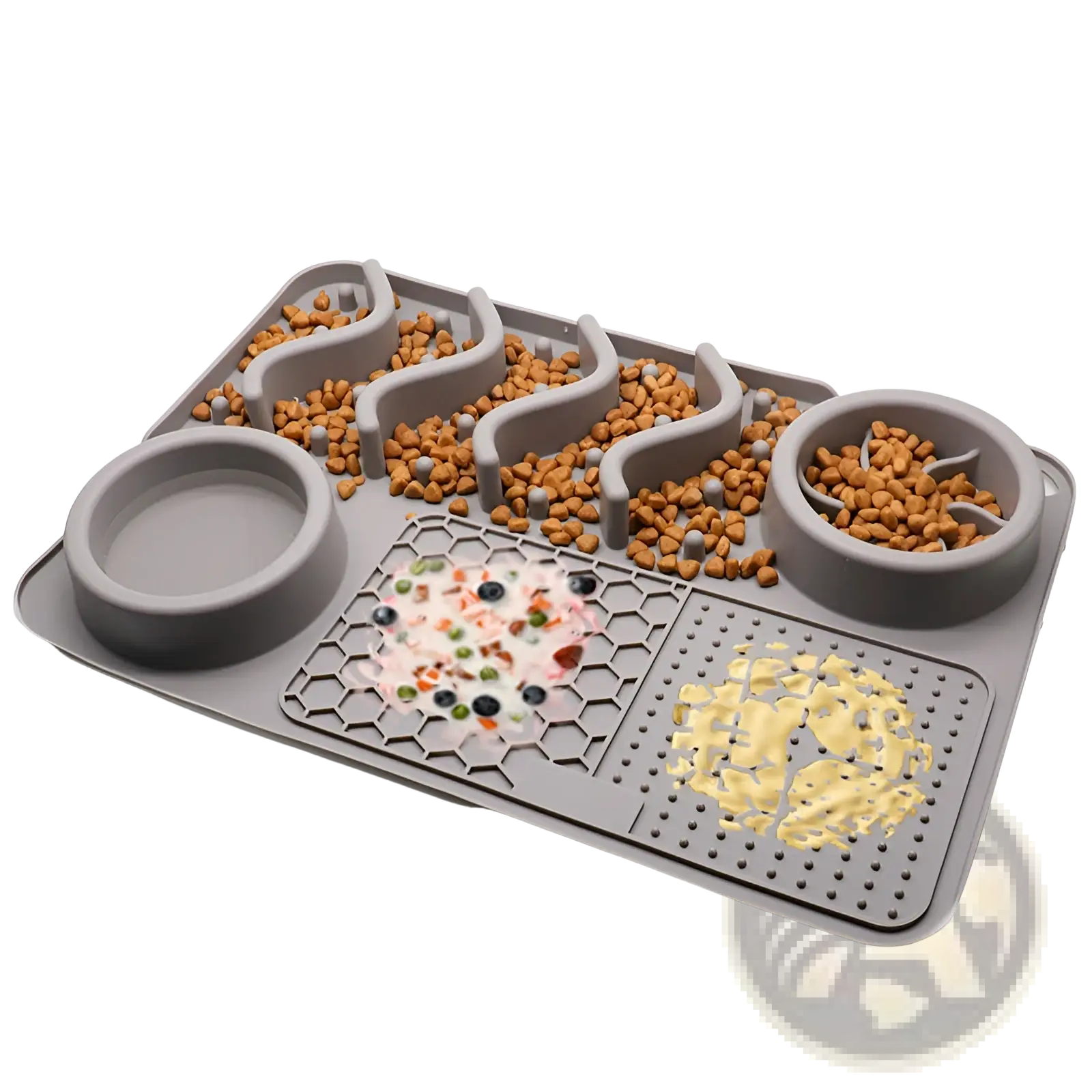 Dog Slow Feeder Silicone Licking Mat for Pets