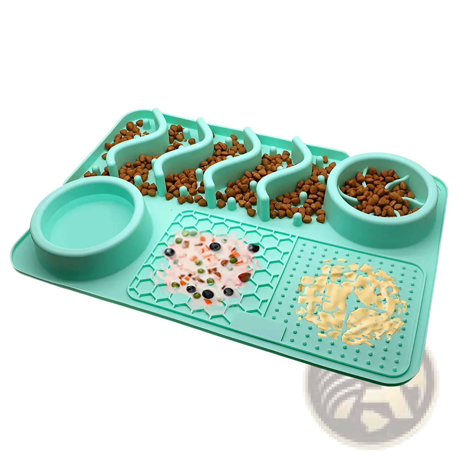 Dog Slow Feeder Silicone Licking Mat for Pets