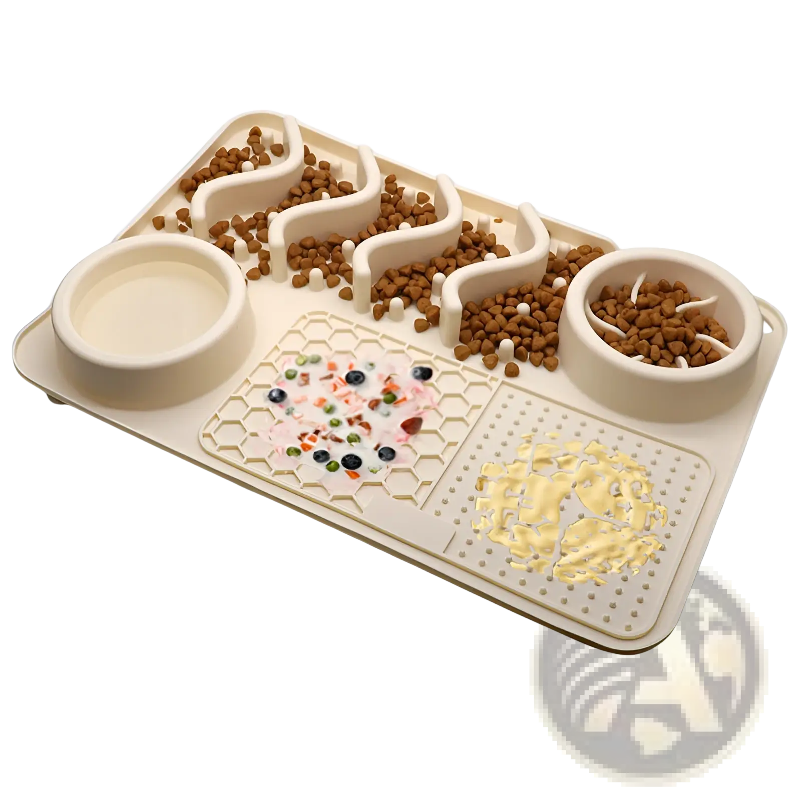 Dog Slow Feeder Silicone Licking Mat for Pets