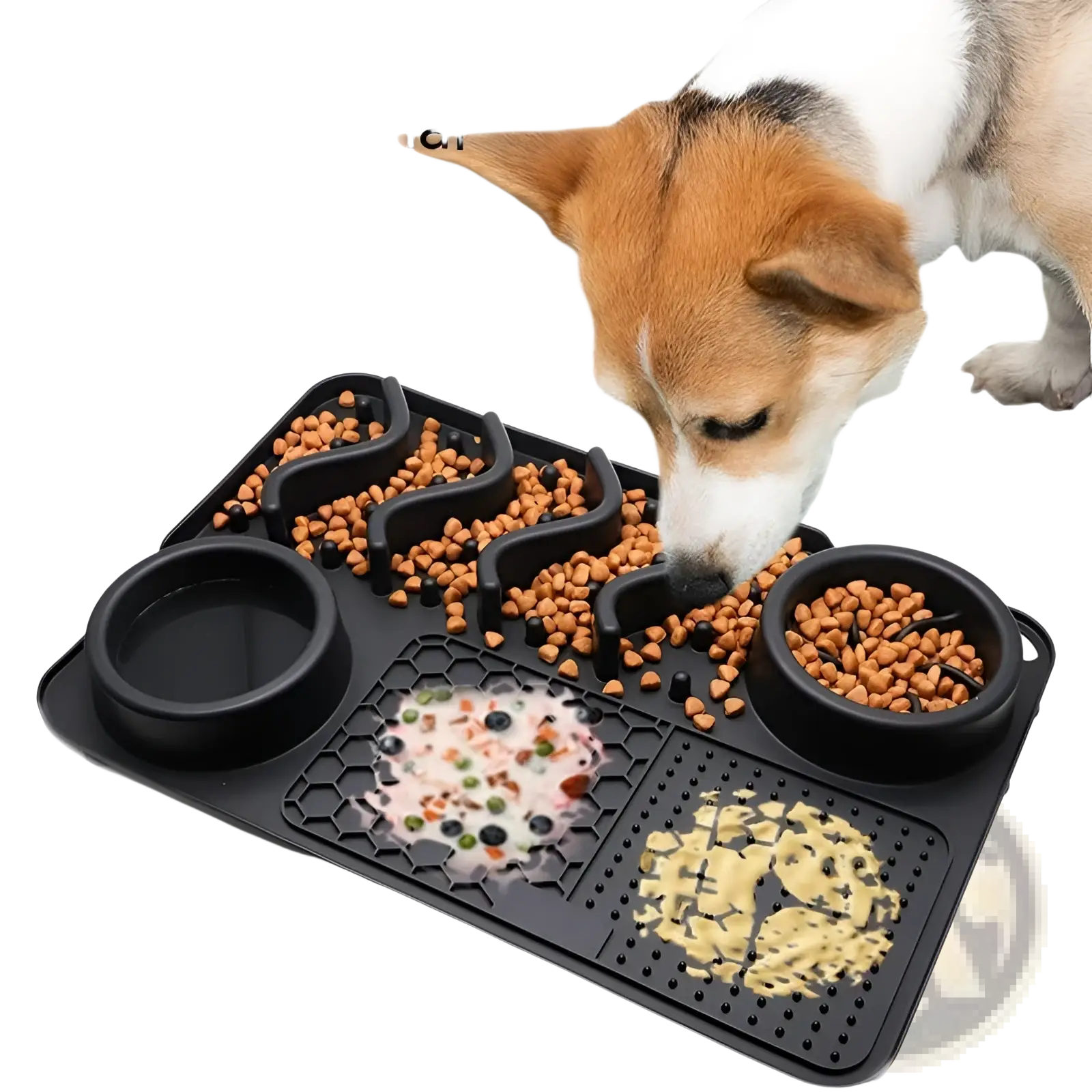 Dog Slow Feeder Silicone Licking Mat for Pets