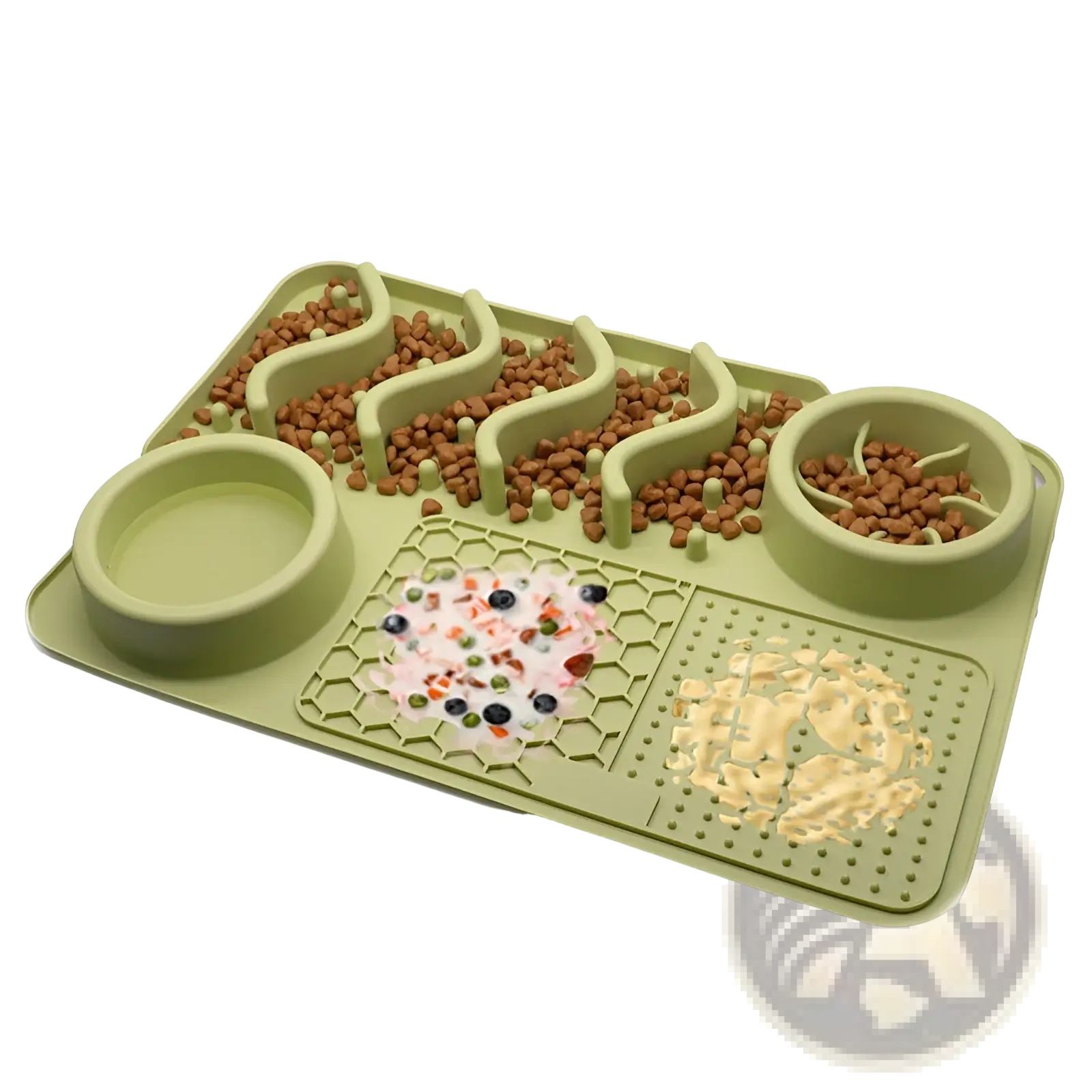 Dog Slow Feeder Silicone Licking Mat for Pets
