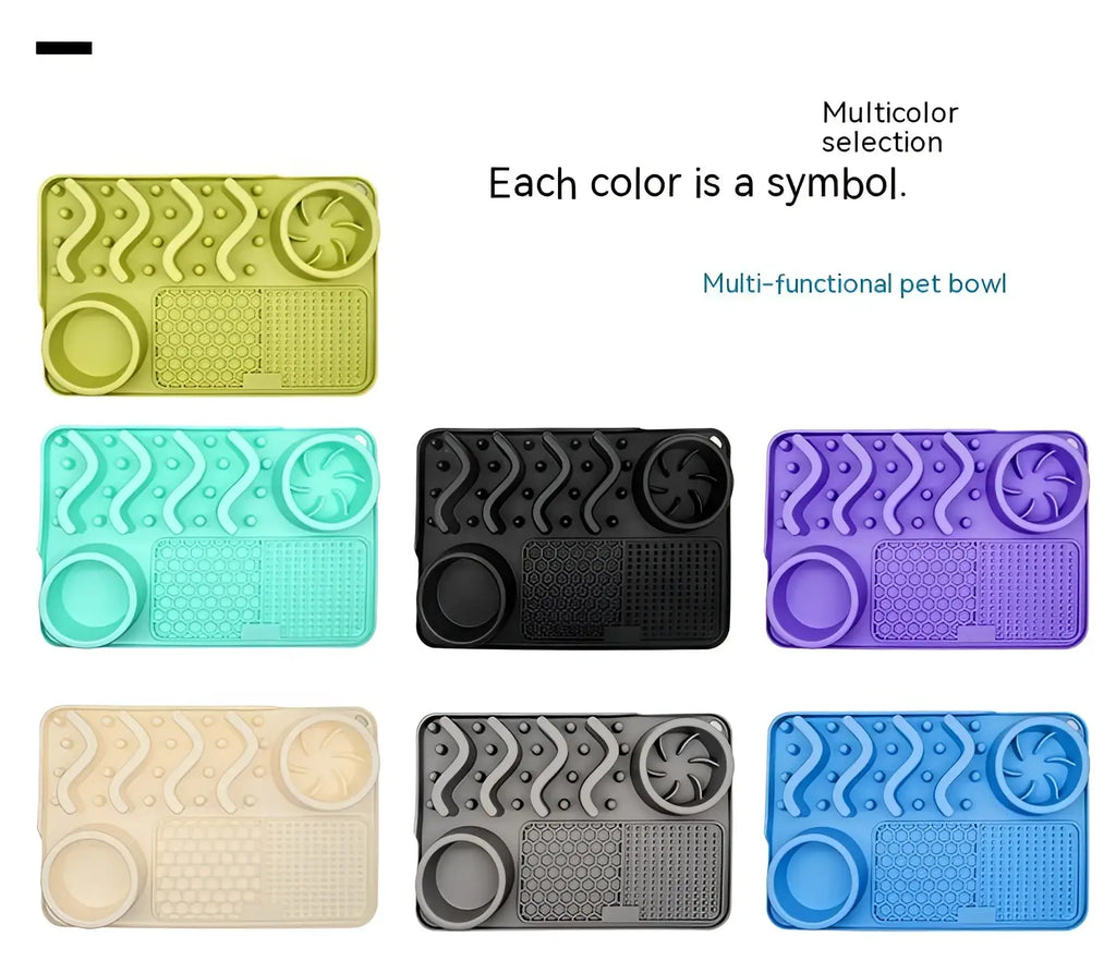 Dog Slow Feeder Silicone Licking Mat for Pets